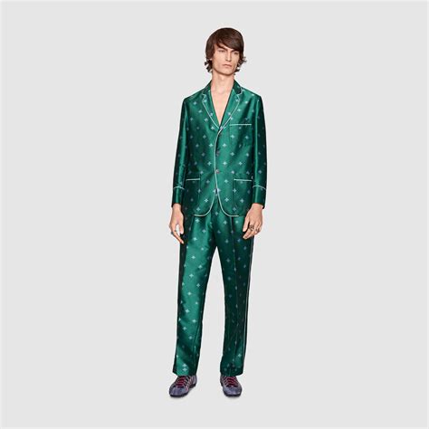 gucci silk pyjama set|men's Gucci underwear.